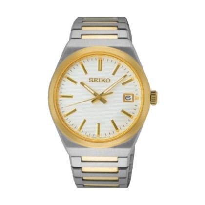 SEIKO SUR558P1 DATE FUNCTION STAINLESS STEEL STRAP MEN WATCH